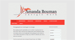 Desktop Screenshot of amandabouman.nl