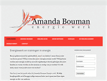 Tablet Screenshot of amandabouman.nl